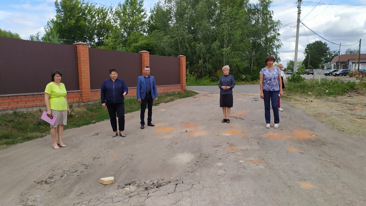 Жители поселка Александро-Невский пожаловались Елене Митиной на плохое состояние дороги
