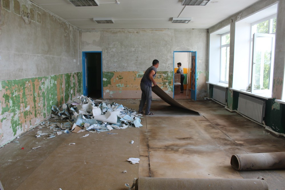 В Скопинском районе ремонтируют детский сад