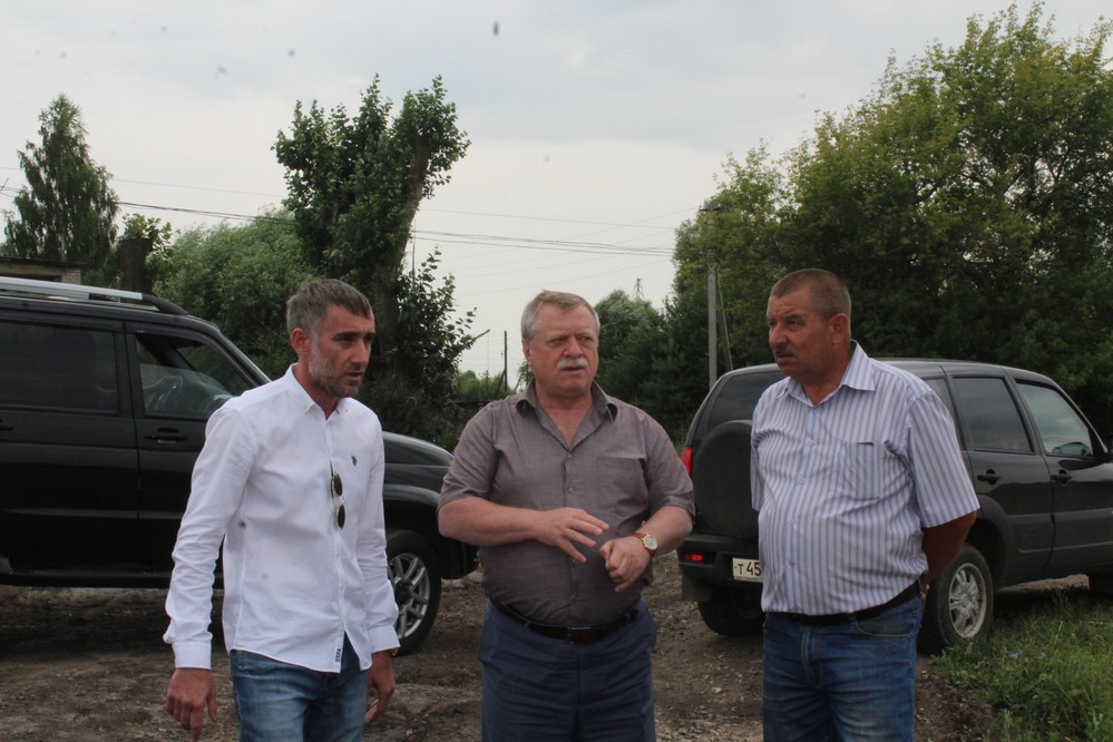 Глава администрации Скопинского района посетил село Горлово