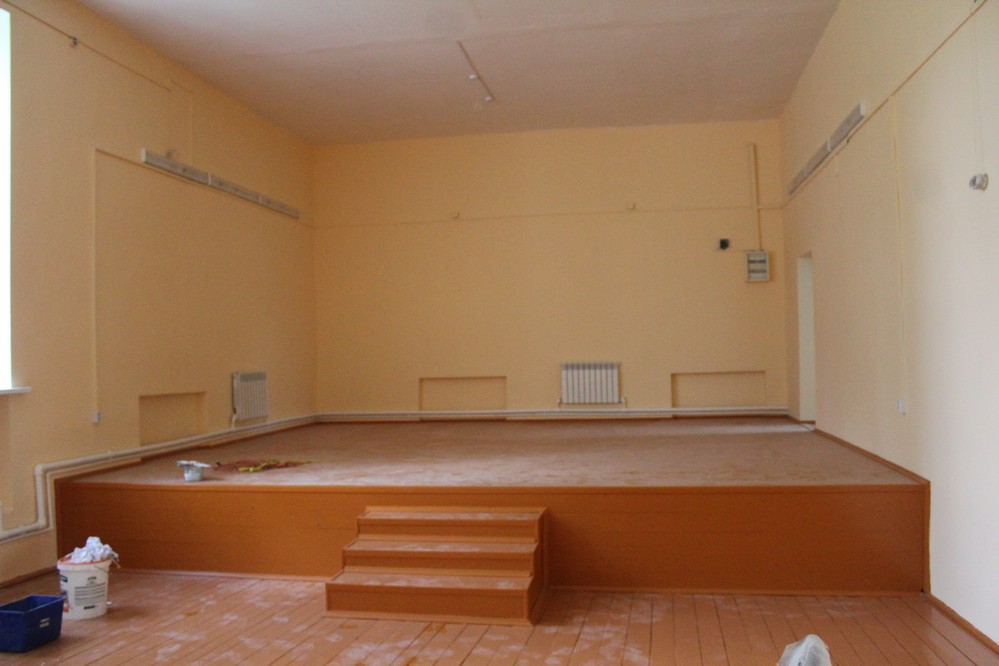 В Скопинском районе завершился ремонт Горловского Дома культуры