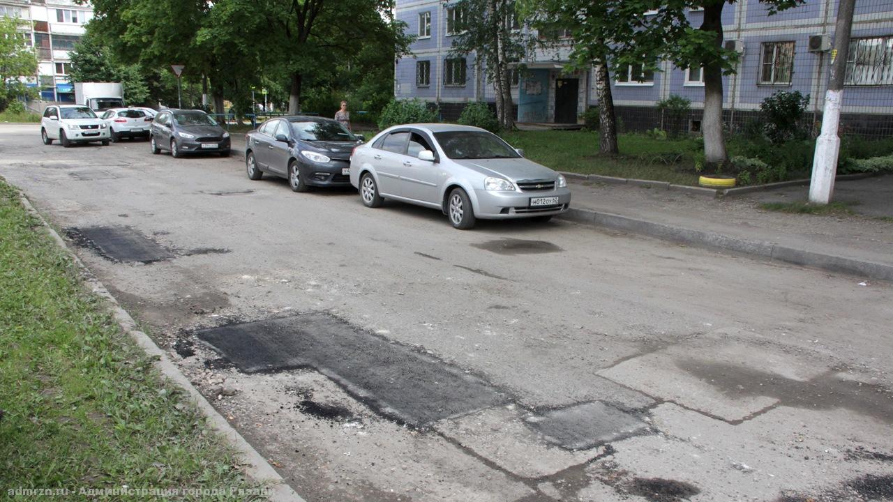 За прошедшую неделю в Рязани отремонтировали 10 участков дорог
