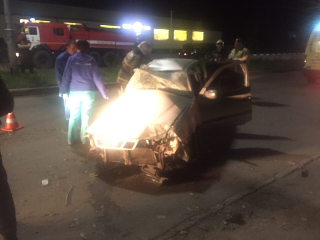 Ночью в Рязани произошло серьёзное ДТП с пострадавшими