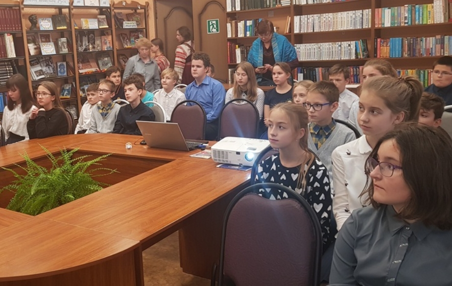 Рязанские школьники поучаствовали в литературном часе, посвященном творчеству Лермонтова