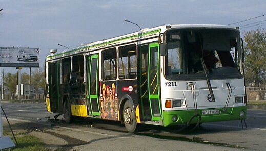 В Волгограде взорвался автобус