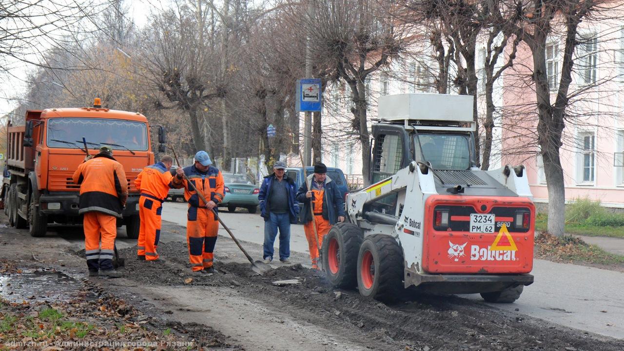 За неделю в Рязани отремонтировали 12 дорог
