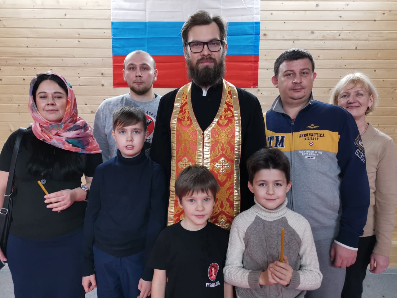 Православный священник совершил молебен в центре боевых искусств города Рязани