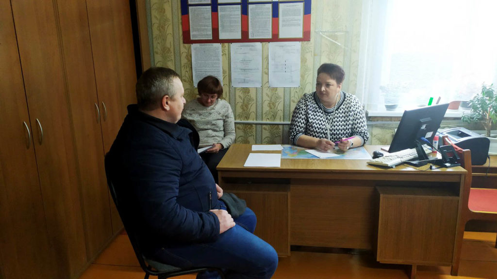 Елена Митина провела личный прием граждан в Ряжском районе