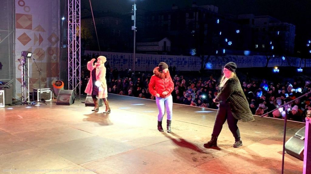 Дискотека от ТНТ в Рязани завершилась фаер-шоу