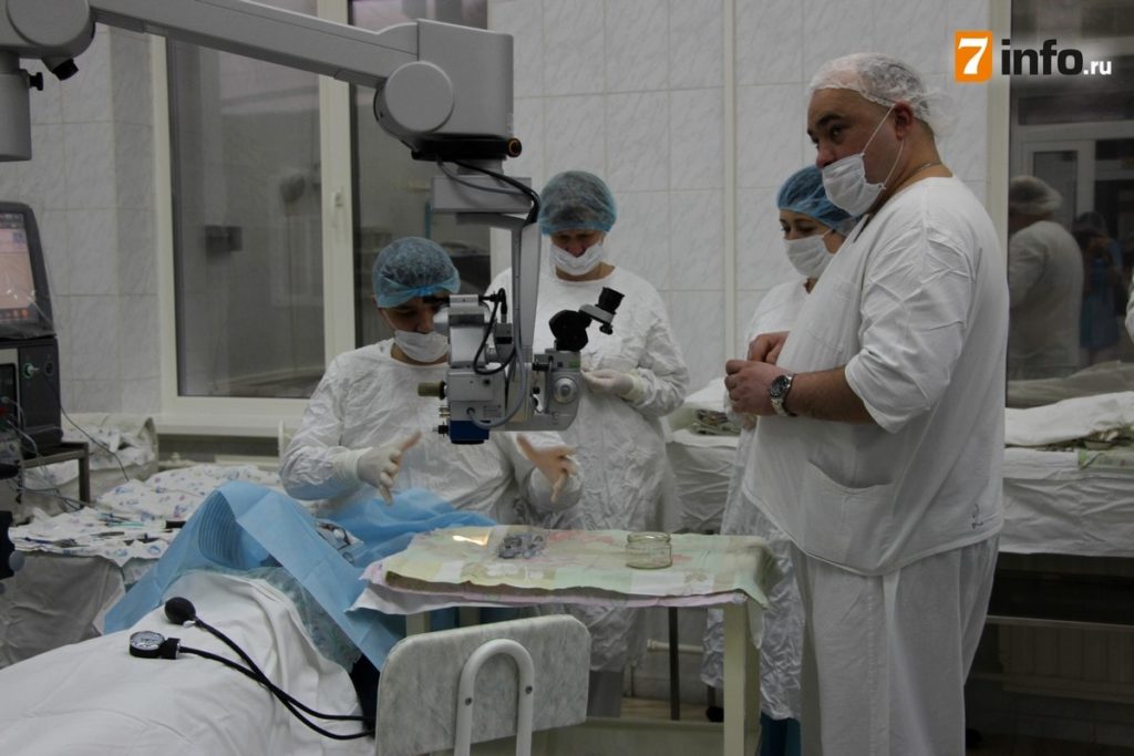 В Рязани впервые провели операцию по трансплантации роговицы