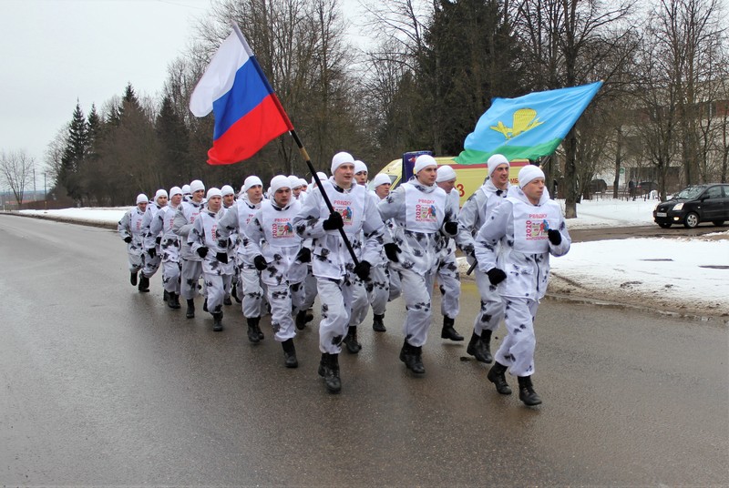 Рязанские десантники дошли до Московской области
