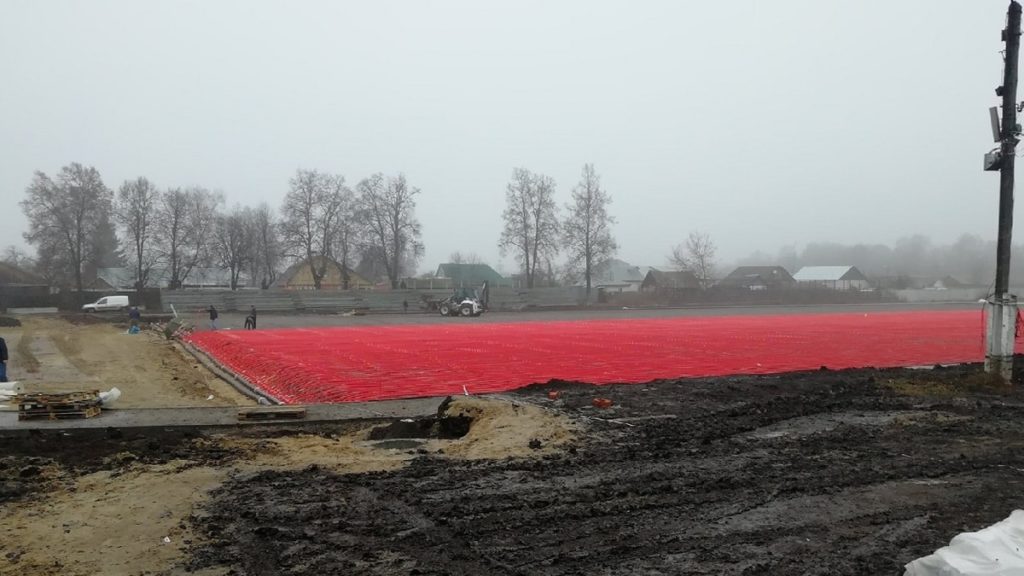 Футбольное поле с подогревом появится в Рязанской области до конца весны