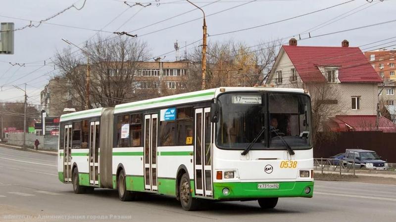 В Рязани увеличат число автобусов на маршруте №17