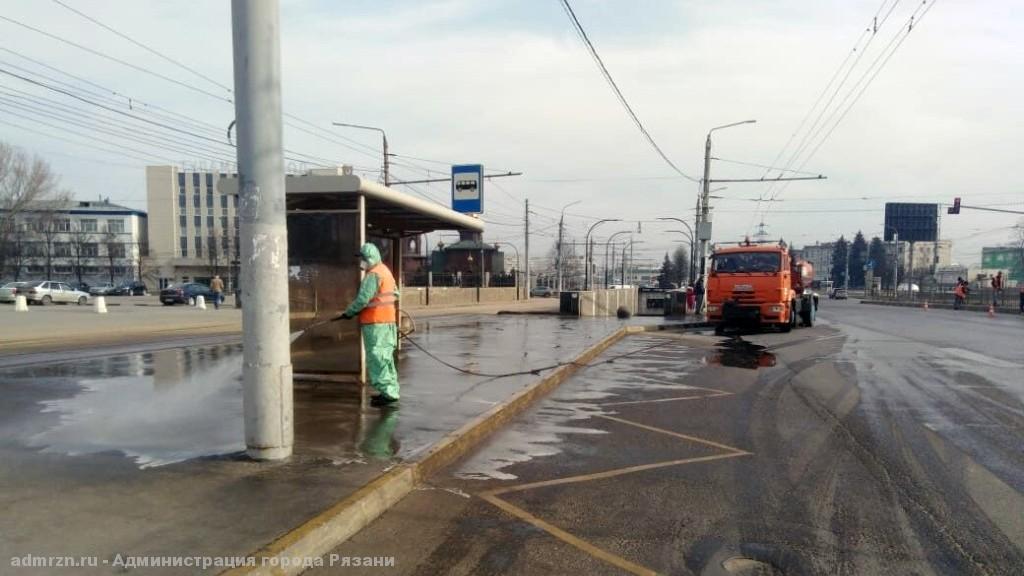 Из-за дезинфекции в Рязани остановят работу общественного транспорта