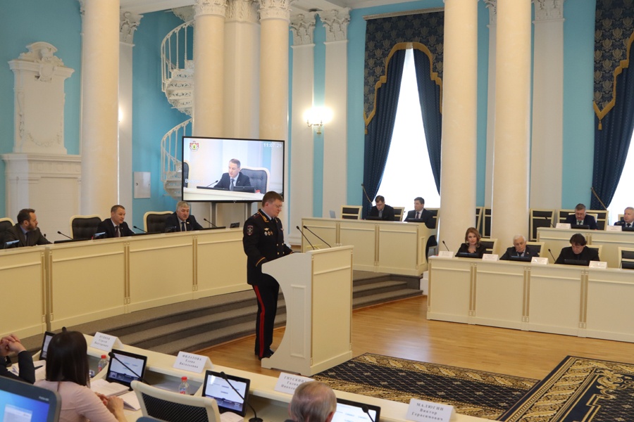 В Рязанской облдуме обсудили отчёт о работе полиции в 2019 году