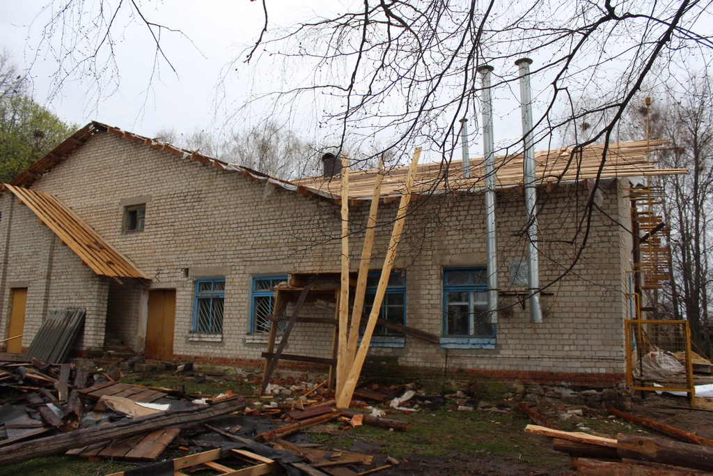 В Скопинском районе ремонтируют сельский дом культуры