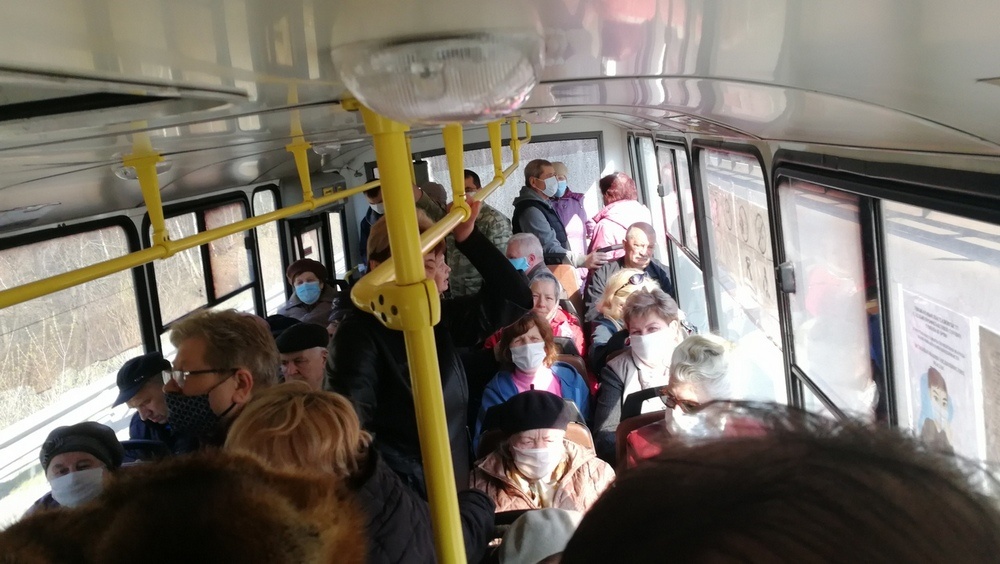 Рязанцы вновь пожаловались на переполненный общественный транспорт