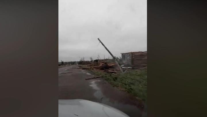 Ветер сдул целую деревню в Кузбассе