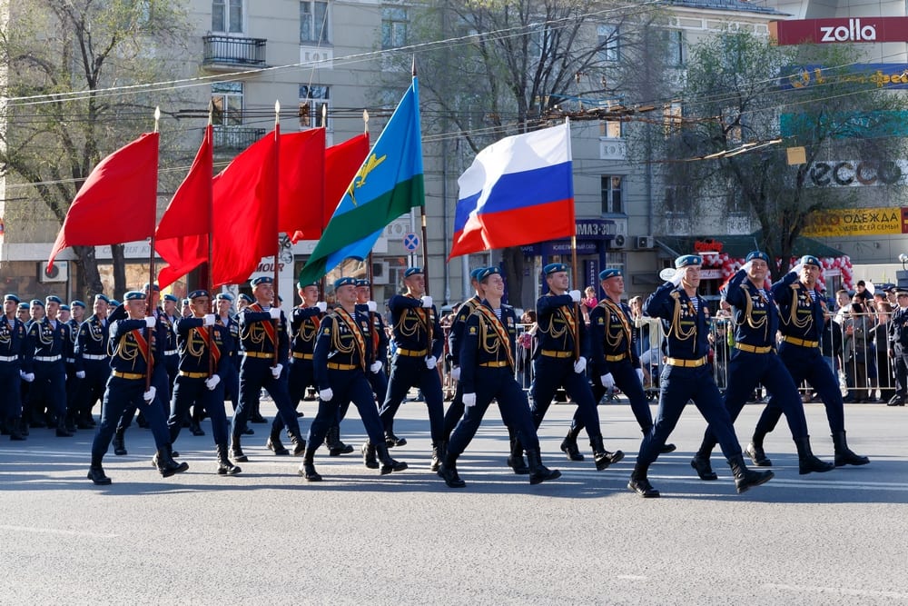 В Рязани встретят десантников, вернувшихся с Парада в Москве