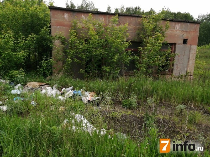 Рязанцы пожаловались на опасный заброшенный объект в районе села Агропустынь