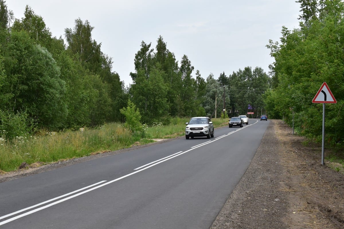 В Рязанской области отремонтировали дорогу к посёлку Варские