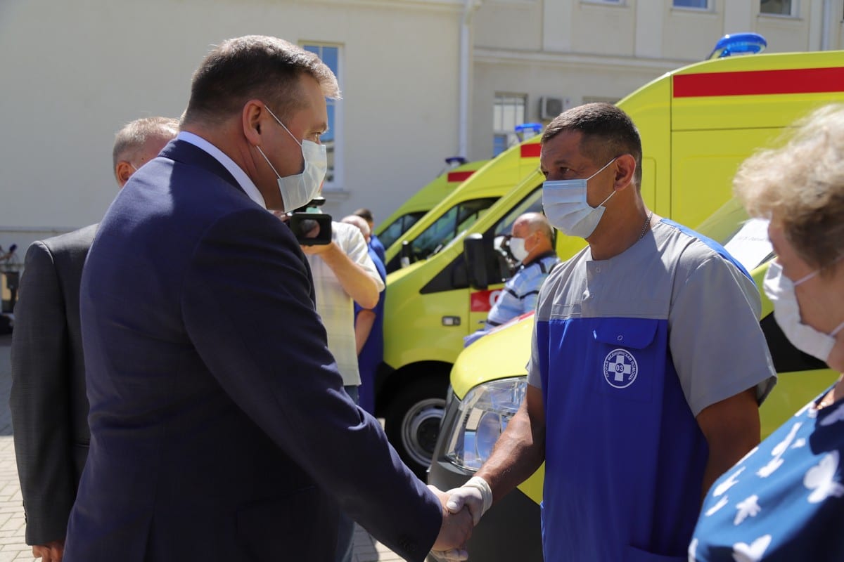Рязанские больницы получили новые автомобили скорой медицинской помощи