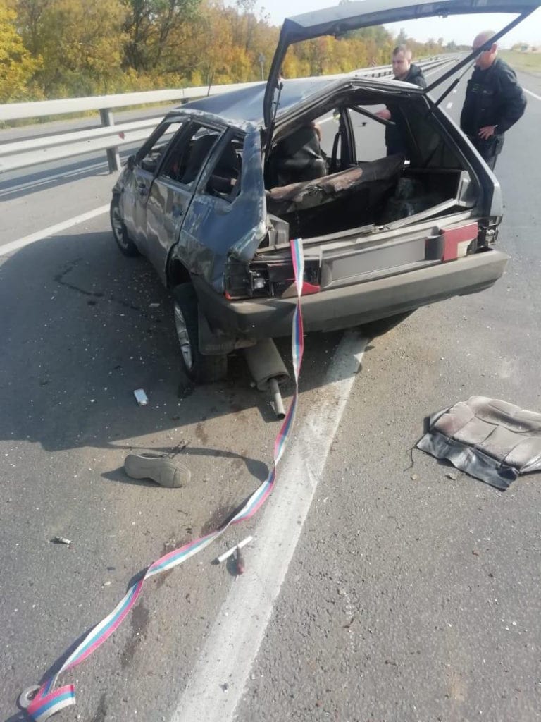 В Рязанском районе погиб пассажир перевернувшегося автомобиля