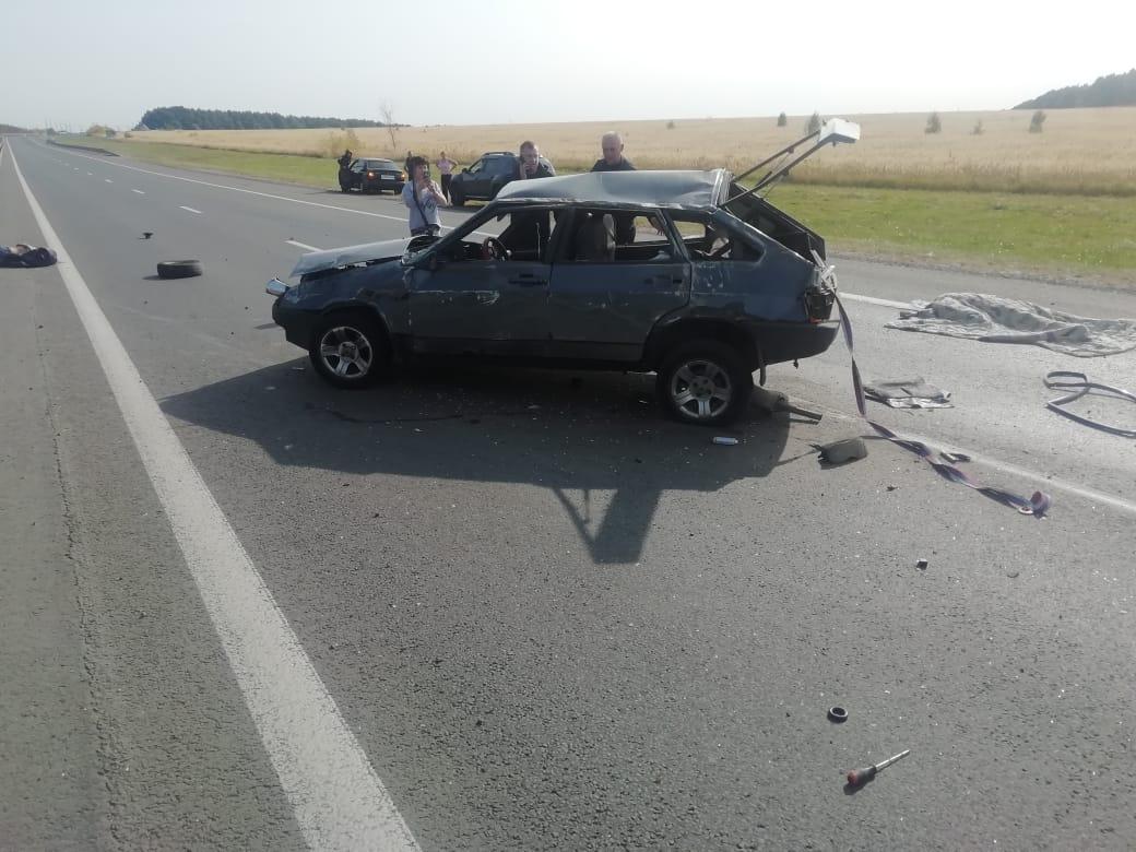 В Рязанском районе погиб пассажир перевернувшегося автомобиля
