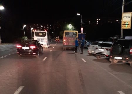 В ДТП на Новосёлов Рязани серьёзно пострадал пьяный пешеход