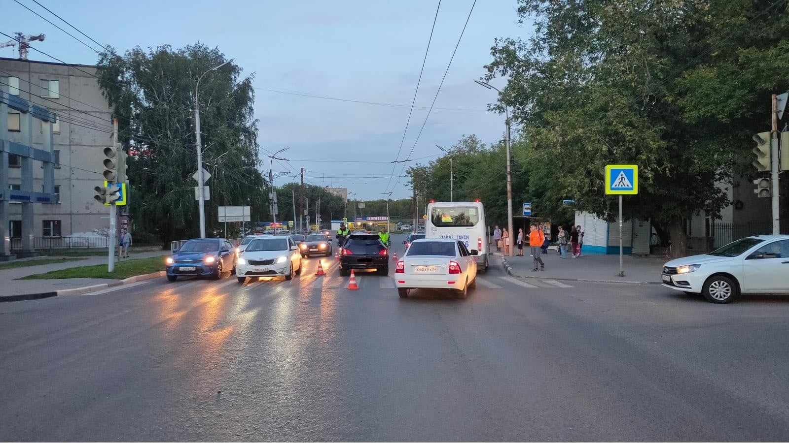 В Рязани автомобиль сбил ребёнка на пешеходном переходе