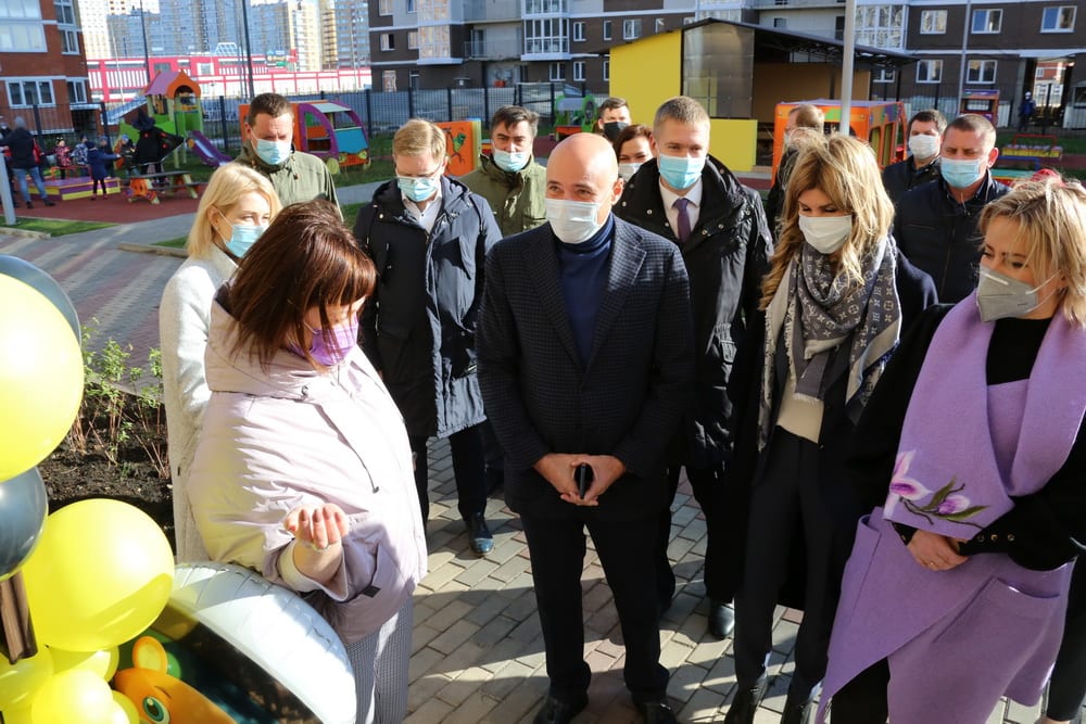 Игорь Артамонов открыл новый детский сад в Липецке в районе Европейский