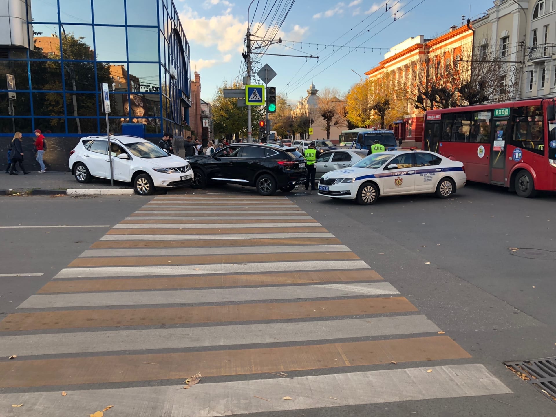 Появились подробности аварии в Рязани на улице Ленина, в которой пострадал ребенок
