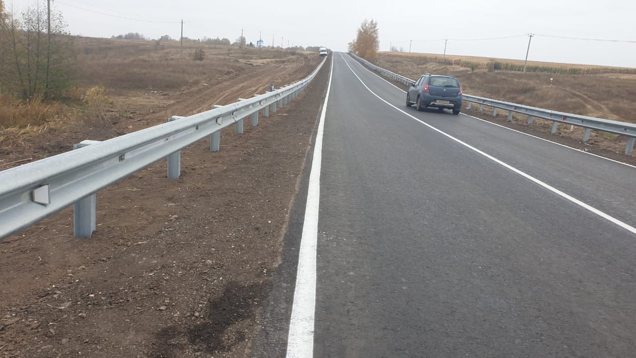 Под Рязанью отремонтировали дорогу по нацпроекту