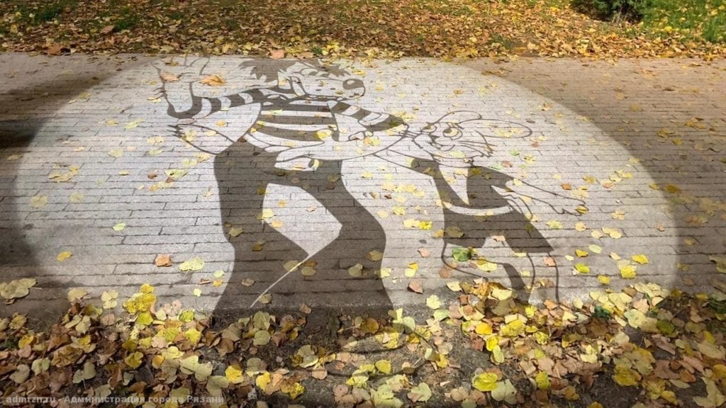 В Рязани в Наташином парке заработала иллюминация