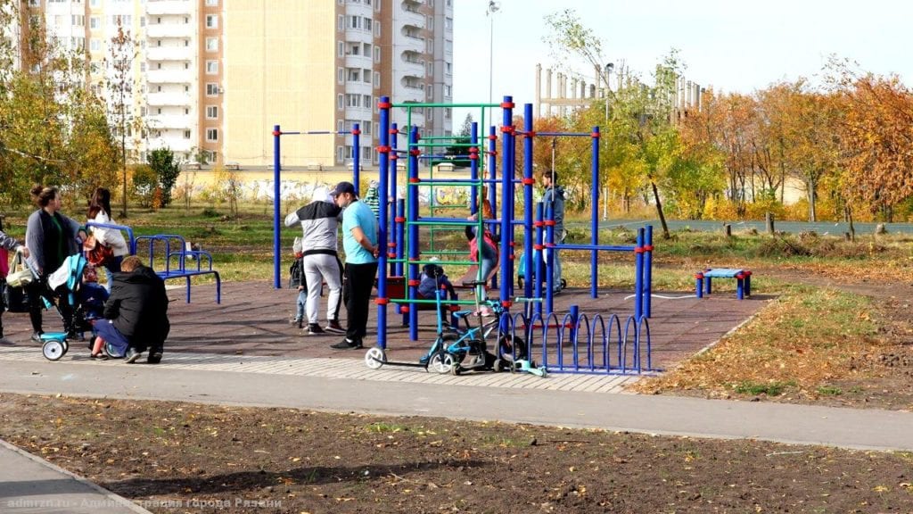 В Рязани благоустраивают Комсомольский парк