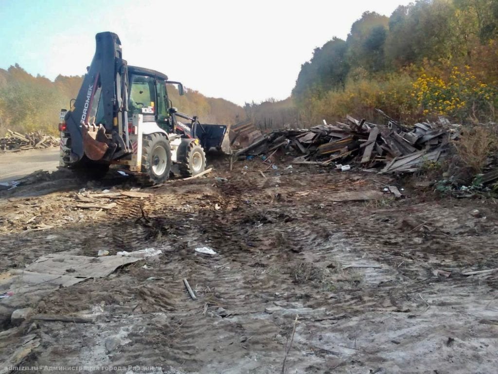 В Рязани на общегородском субботнике собрали более 120 кубометров мусора