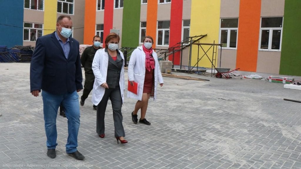 В Дашково-Песочне продолжается строительство детского сада на 290 мест