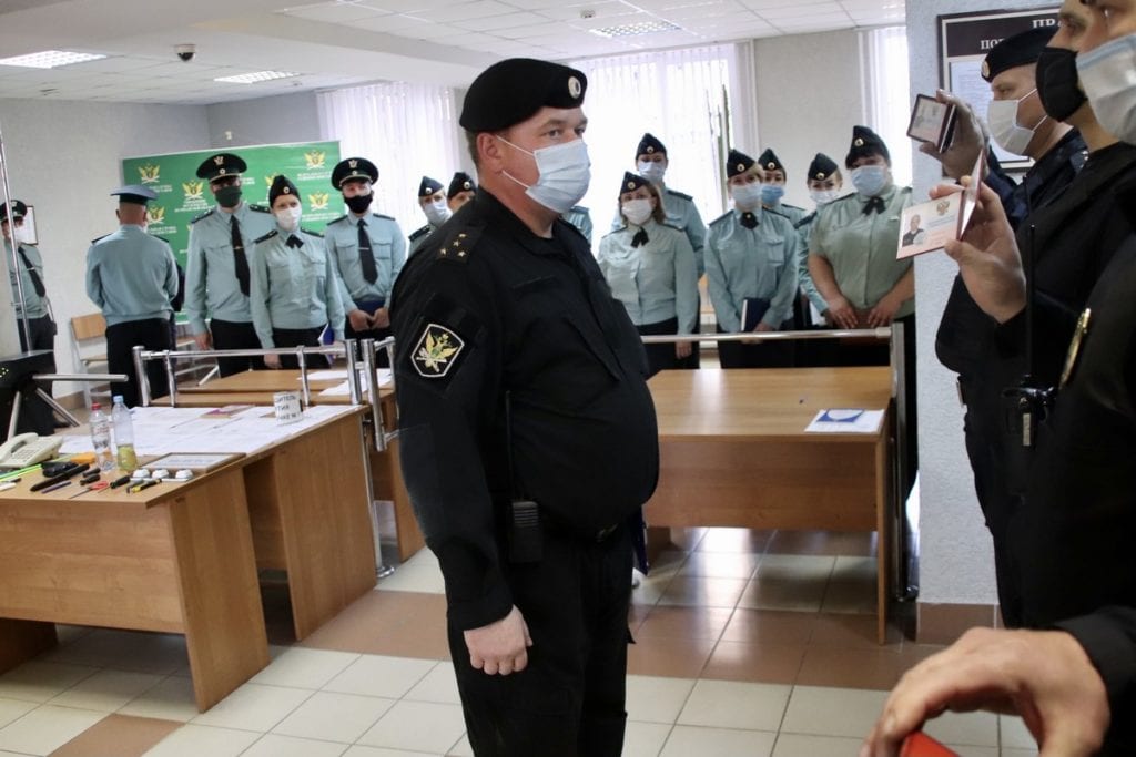 Рязанские приставы отработали правила несения службы в судах
