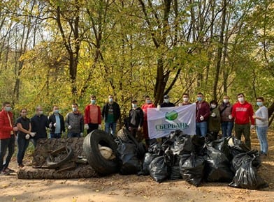 Волонтеры Рязанского отделения Сбербанка приняли участие в экоакции