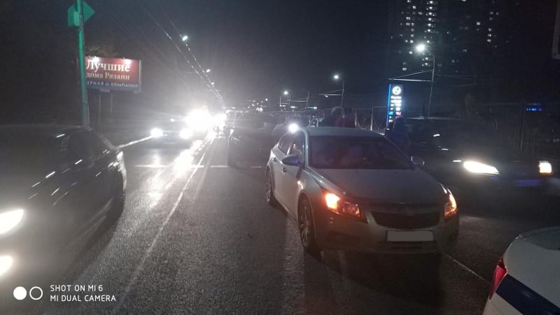 В Рязани из-за массовой аварии на Московском шоссе пострадали четыре человека