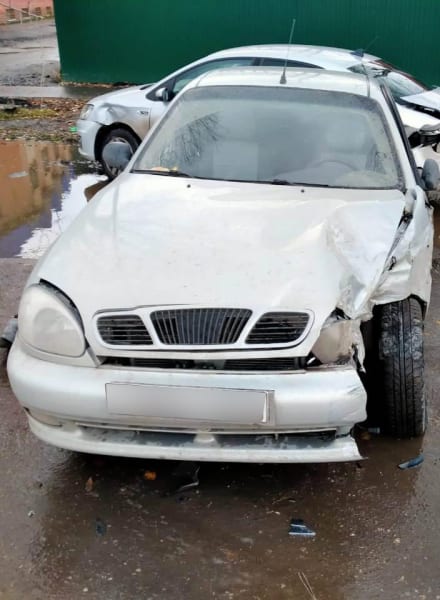 В Сараях произошла массовая авария с участием трех автомобилей