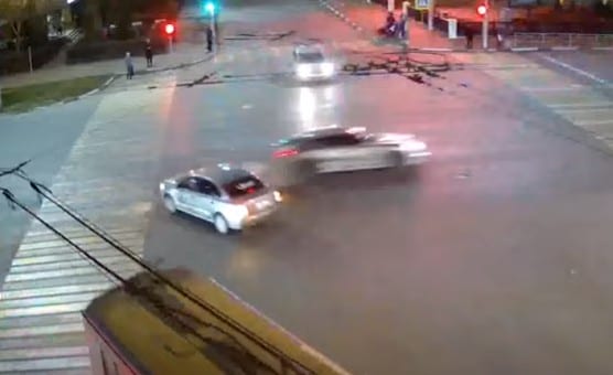 ДТП с «Порше Панамера» в центре Рязани попало на видео