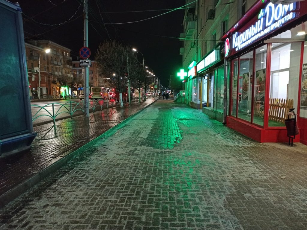 Рязань во власти гололёда: фоторепортаж с улиц вечернего города