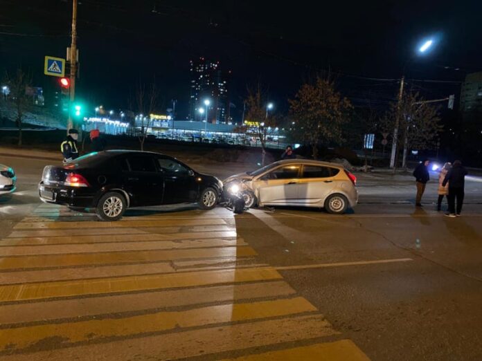 Фото с места ДТП на Касимовском шоссе в Рязани