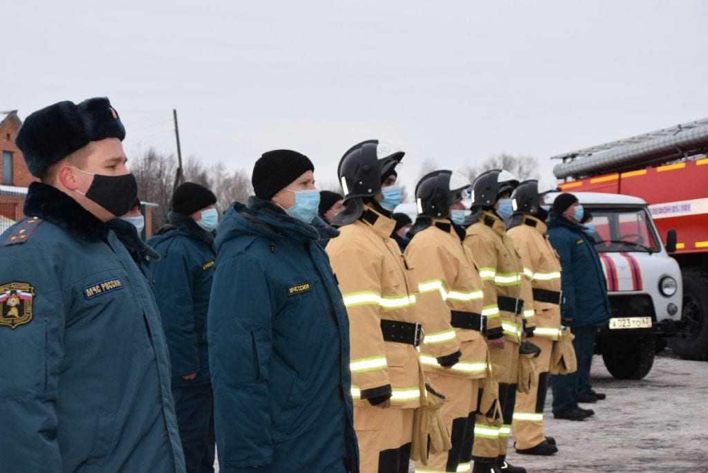 В Спасском районе открыли новое здание пожарного депо