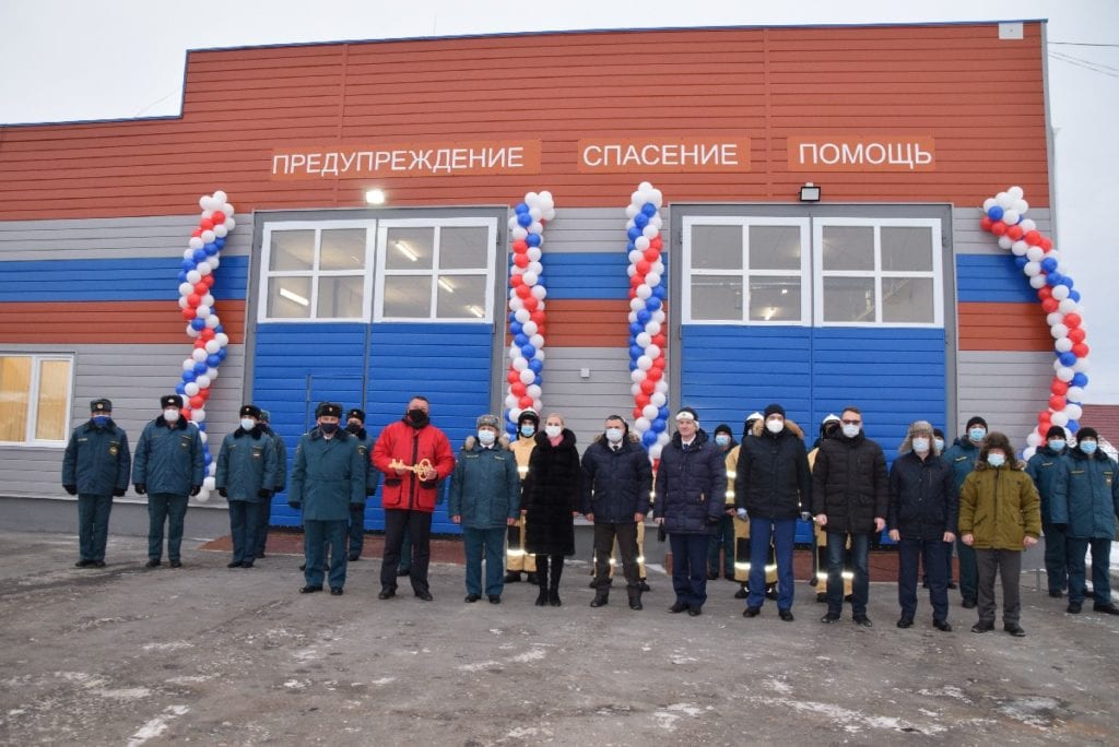 В Спасском районе открыли новое здание пожарного депо