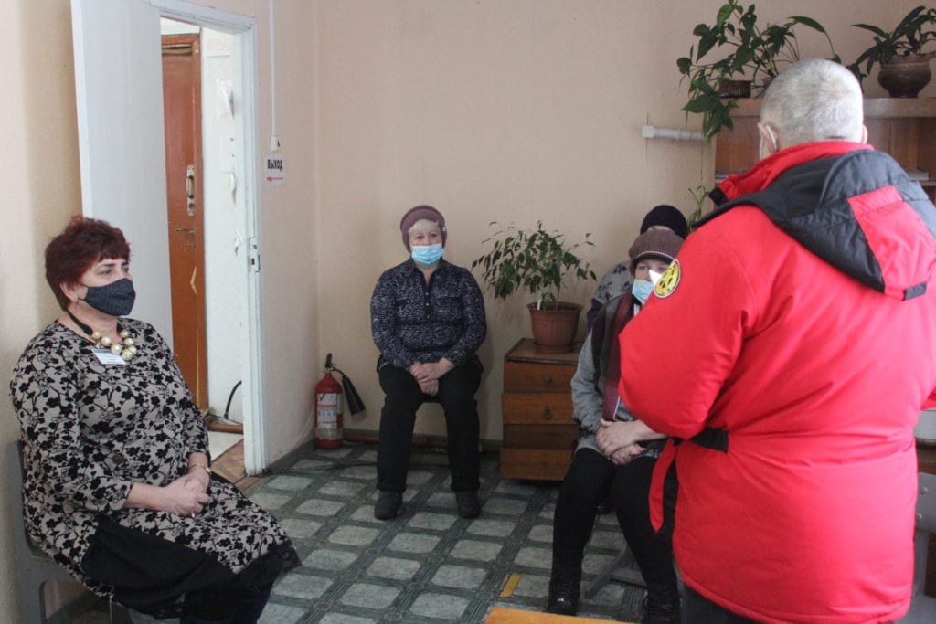 В Скопинском районе местным жителям напомнили правила пожарной безопасности