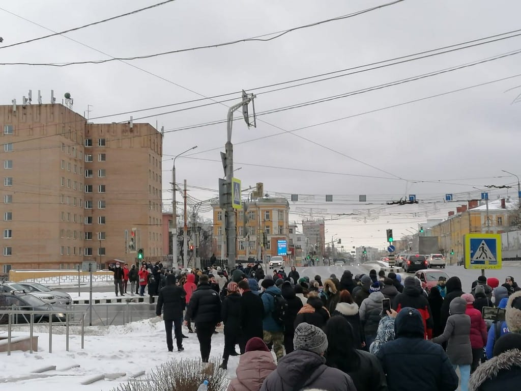 Рязанская полиция быстро и чётко пресекла несанкционированную акцию 31 января