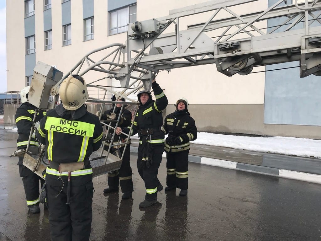 В Академии единоборств в Рязани прошли учения МЧС