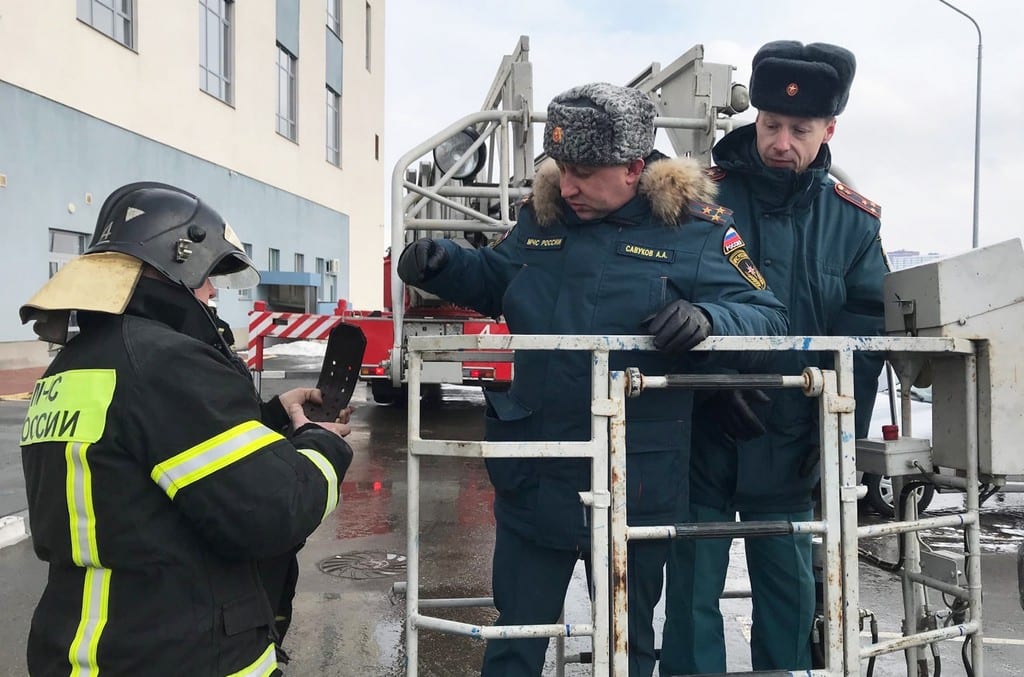 В Академии единоборств в Рязани прошли учения МЧС