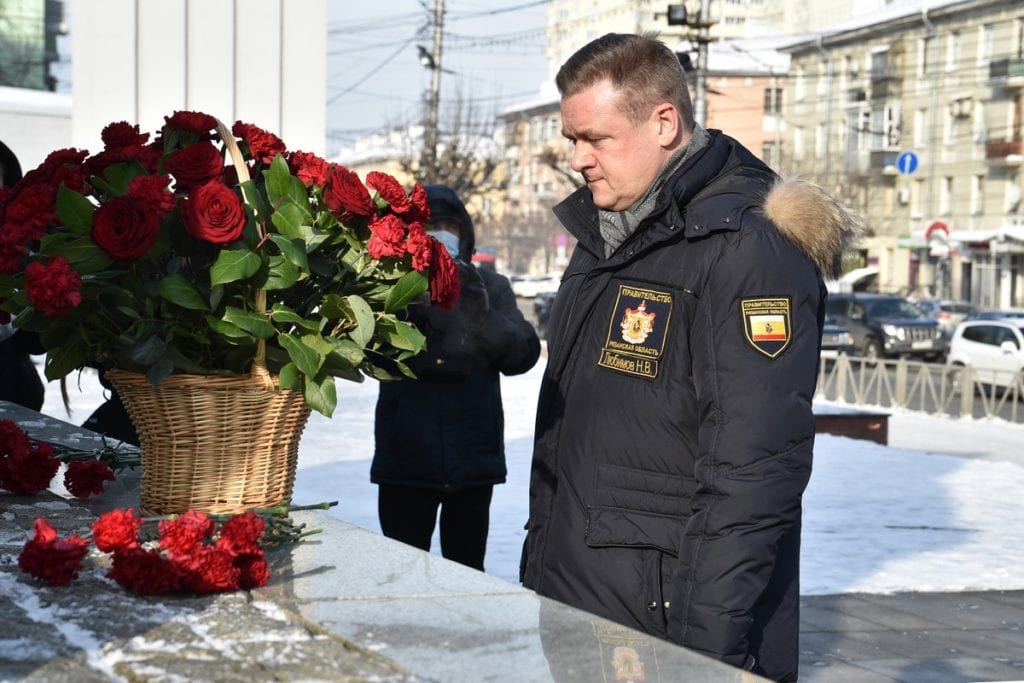 Николай Любимов принял участие в памятных мероприятиях к Дню защитника отечества